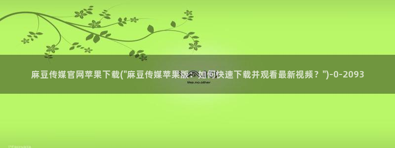 麻豆拍摄花絮